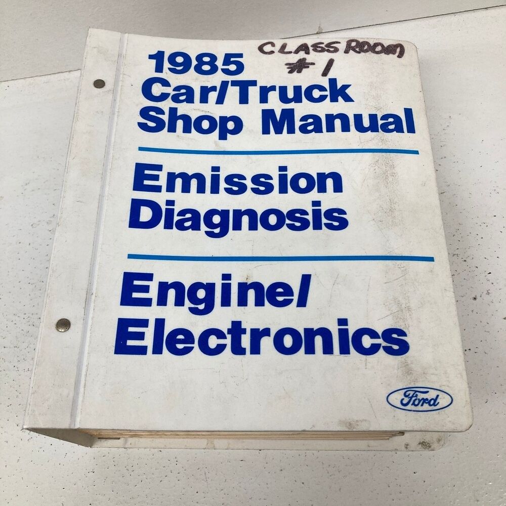 Ford Car/Truck Shop Manual Engine Emissions Diagnosis 1984